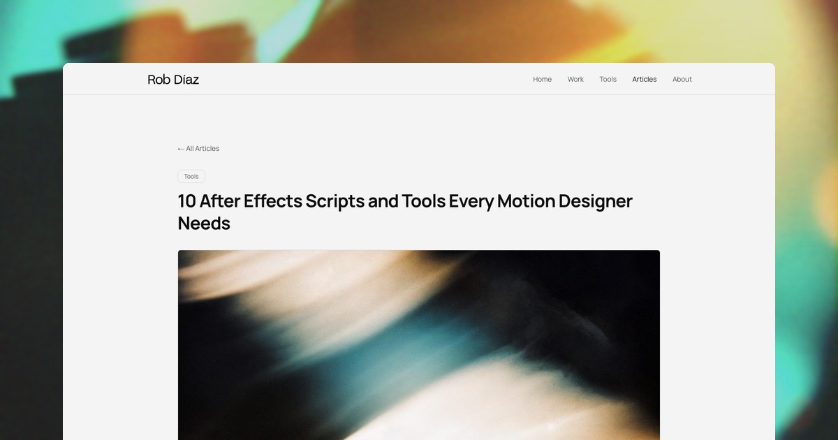 Png Script Righter After Effects 10 After Effects Scripts and Tools Every Motion Designer Needs | Rob Diaz